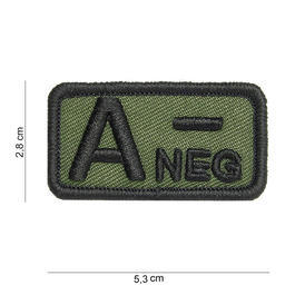 101 INC Patch mit Klettflche A negativ oliv/schwarz
