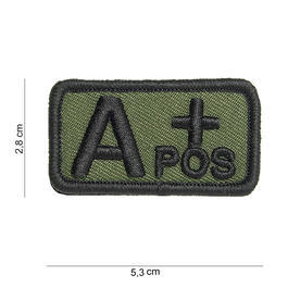 101 INC Patch mit Klettflche A positiv oliv/schwarz
