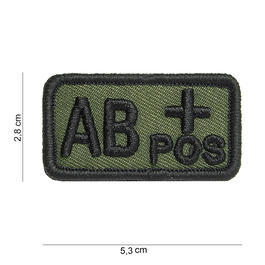 101 INC Patch mit Klettflche AB positiv oliv/schwarz