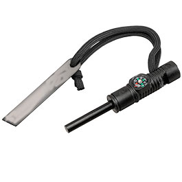 Magnesium Feuerstarter Set mit Pfeife