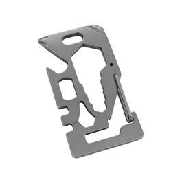  Munkees Scheckkarten Multi-Tool Edelstahl