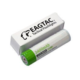 EAGTAC 18650 Lithium Akku 3400mAh, protected