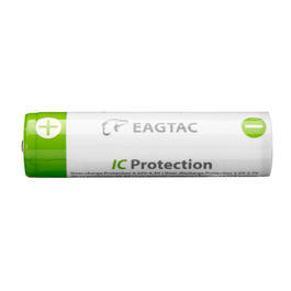 EAGTAC 18650 Lithium Akku 3400mAh, protected Bild 2
