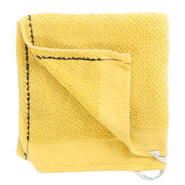 BW Handtuch Frottee 45x90cm gelb gebraucht