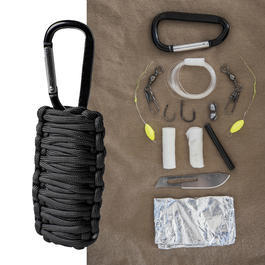 Mil-Tec Survival Kit small schwarz