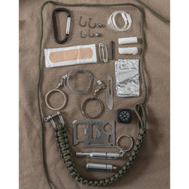 Mil-Tec Paracord Survival Kit large schwarz Bild 1 xxx: