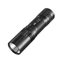 Nitecore LED-Taschenlampe R40 1000 Lumen schwarz inkl. Induktionsladeschale