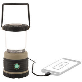 Kleinbild 4 Robens LED-Laterne Lighthouse 1000 Lumen braun wiederaufladbar