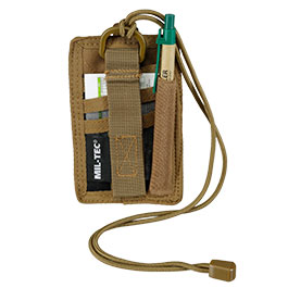 Kleinbild 3 Mil-Tec ID Card Case dark coyote