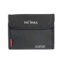 Tatonka Geldbeutel Euro Wallet RFID B schwarz mit Datenausleseschutz