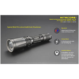 Nitecore LED Taschenlampe SRT7GT 1000 Lumen Bild 5