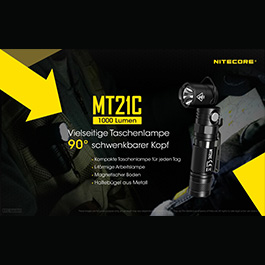 Nitecore LED Taschenlampe MT21C 1000 Lumen Bild 4