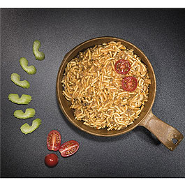 Tactical Foodpack Outdoor-Nahrungsmittel Spaghetti Bolognese 115 g Beutel Bild 2