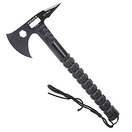 BlackField Axt Power Axe inkl. Klingenschutz und Survival-Zubehr