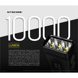 Nitecore LED Taschenlampe TM10K 10000 Lumen Bild 2