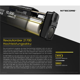 Nitecore LED Taschenlampe TM10K 10000 Lumen Bild 3