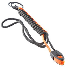 Barbaric Schlsselanhnger Lanyard mit Pfeife orange