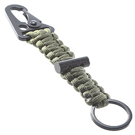 Barbaric Lanyard Schlsselanhnger mit Feuerstarter grn