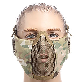 ASG Strike Systems Mesh Mask Gittermaske Full Lower Face mit Ohrabdeckung MC Bild 1 xxx: