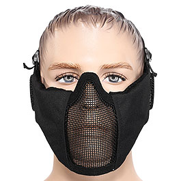 ASG Strike Systems Mesh Mask Gittermaske Full Lower Face mit Ohrabdeckung schwarz Bild 1 xxx: