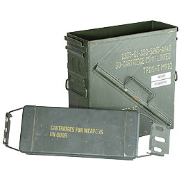 US Munitionskiste Original Größe 4 36 x 14 x 35 cm oliv - gebraucht Bild 4