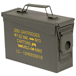 Mil-Tec Munitionskiste US Ammo Box Steel M19A1 cal. 30