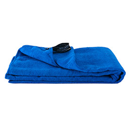Relags Reise- und Sporthandtuch Basic Nature Terry 60 x 120 cm blau