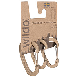 Wildo Karabiner 3er Set coyote