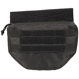 Mil-Tec Molletasche Drop Down Pouch fr Plattentrger schwarz