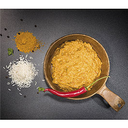 Tactical Foodpack Outdoor Mahlzeit Curry-Hühnchen und Reis Bild 2
