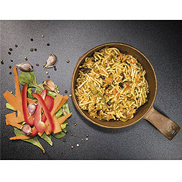Tactical Foodpack Outdoor Mahlzeit Gemüsewok und Spaghetti Bild 2