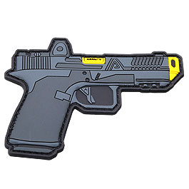 RWA 3D Rubber Patch Agency Arms NOC Pistole grau