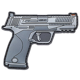 RWA 3D Rubber Patch Agency Arms 17 Pistole grau