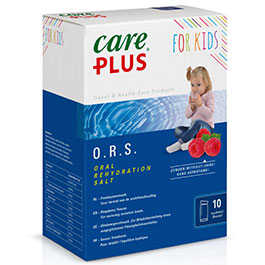 Care Plus Elektrolytmischung fr Kinder O.R.S. 10 Beutel  Himbeere