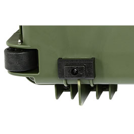 Nuprol Medium Hard Case Waffenkoffer / Trolley 80 x 40 x 17,5 cm Waben-Schaumstoff oliv Bild 8
