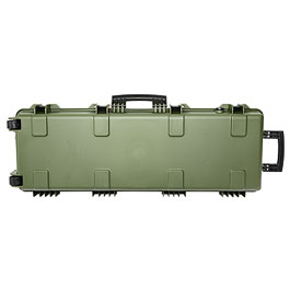 Nuprol Large Hard Case Waffenkoffer / Trolley 109 x 39,5 x 16 cm Waben-Schaumstoff oliv Bild 3