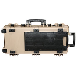 Nuprol Medium Hard Case Waffenkoffer / Trolley 80 x 40 x 17,5 cm PnP-Schaumstoff tan Bild 3