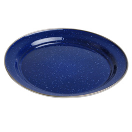 Origin Outdoors Camping-Teller Emaille 26 cm flach blau