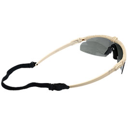 Nuprol Battle Pro Protective Airsoft Schutzbrille tan / rauch Bild 2