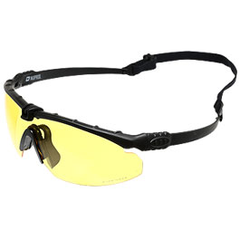 Nuprol Battle Pro Protective Airsoft Schutzbrille schwarz / gelb