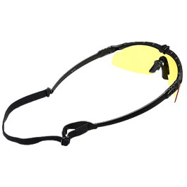 Nuprol Battle Pro Protective Airsoft Schutzbrille schwarz / gelb Bild 2