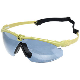 Nuprol Battle Pro Protective Airsoft Schutzbrille oliv / rauch