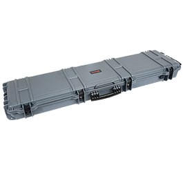 Nuprol X-Large Hard Case Waffenkoffer / Trolley 139 x 39,5 x 16 cm Waben-Schaumstoff grau