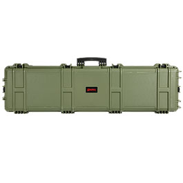 Nuprol X-Large Hard Case Waffenkoffer / Trolley 139 x 39,5 x 16 cm PnP-Schaumstoff oliv Bild 2