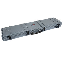 Nuprol X-Large Hard Case Waffenkoffer / Trolley 139 x 39,5 x 16 cm PnP-Schaumstoff grau