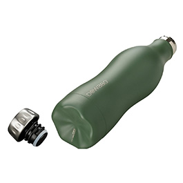 Dowabo Isolierflasche kohlensäuredicht 0,5 Liter oliv Bild 1 xxx: