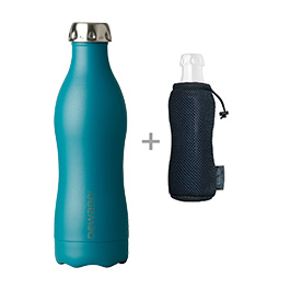 Dowabo Isolierflasche kohlensuredicht 0,5 Liter petrol