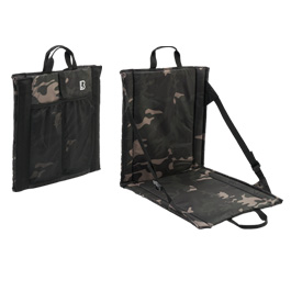 Brandit Outdoor-Faltsitz Sitzkissen mit Lehne darkcamo
