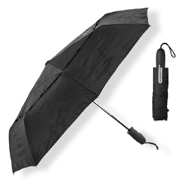 Lifeventure Regenschirm Trek mit Öffnungs- und Schließautomatik schwarz