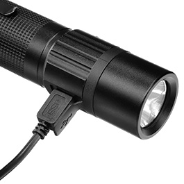 Dörr LED Taschenlampe Premium Steel PS-13528 1000 Lumen schwarz inkl. Holster Bild 8